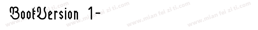 观致 BookVersion 1字体转换